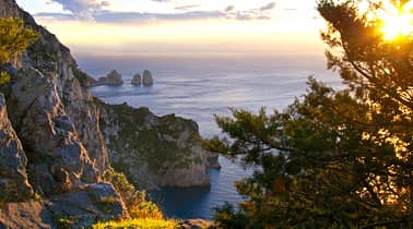 Il panorama da Anacapri